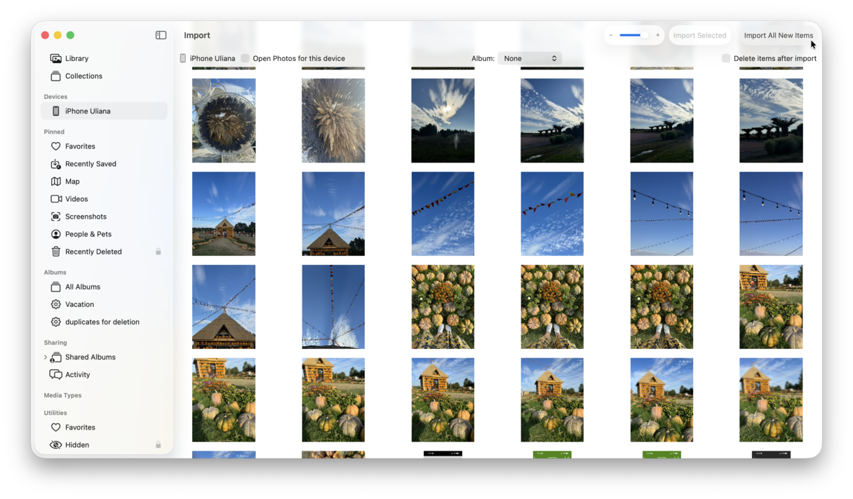 How to import photos from iPhone to Mac using the Photos app