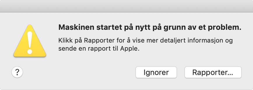 Grunnen til at Mac-en din stadig krasjer