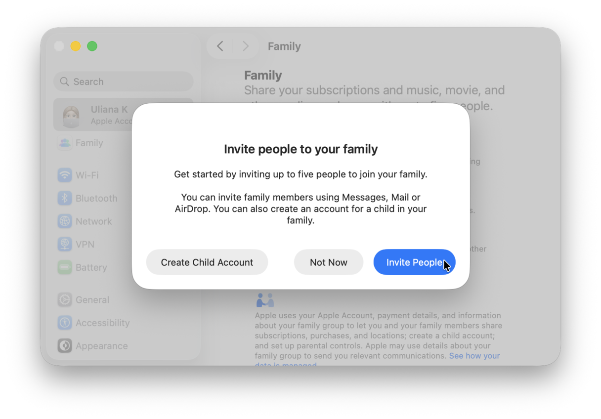 How to use Family iCloud storage &mdash; Family Sharing