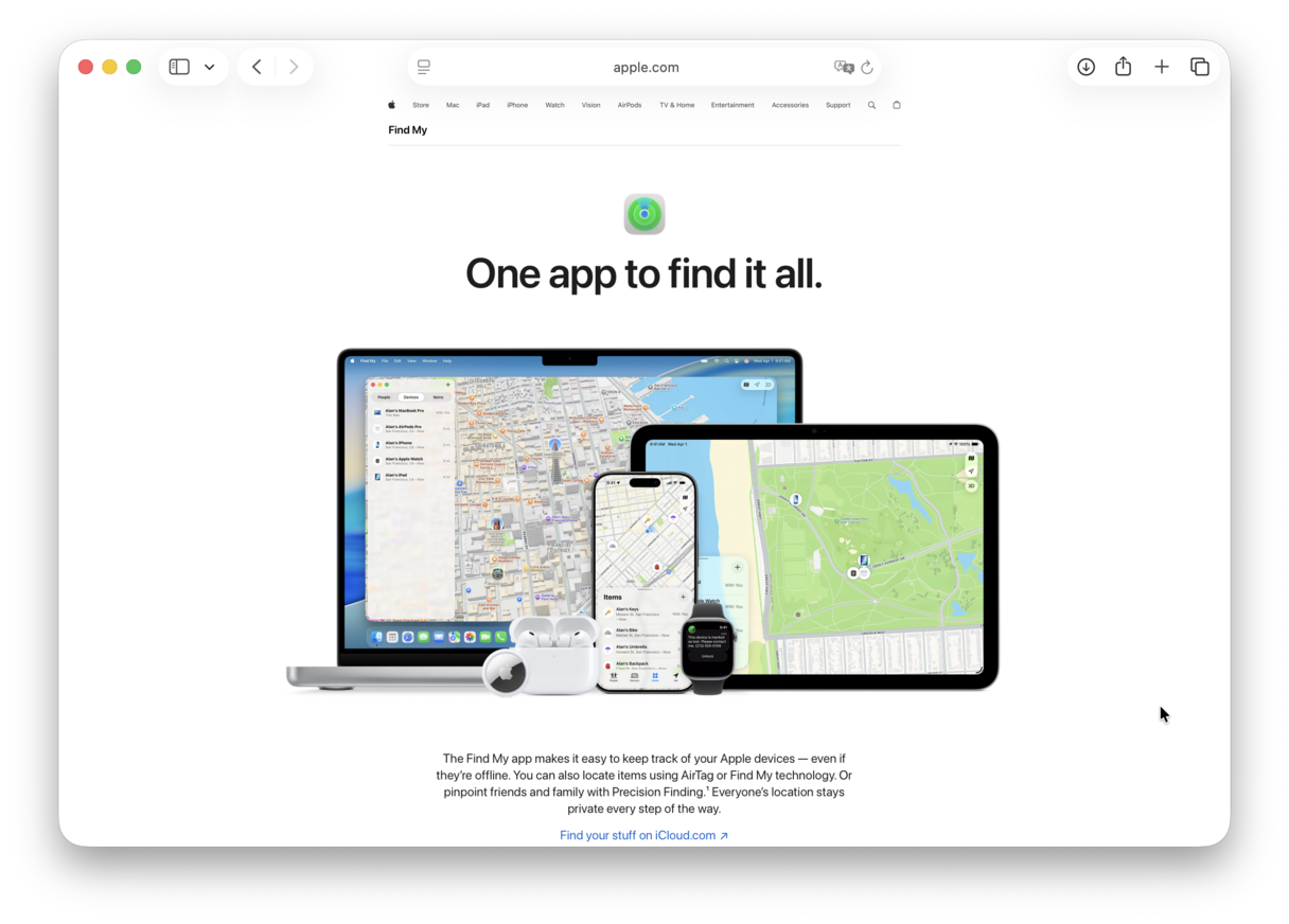 Find My app