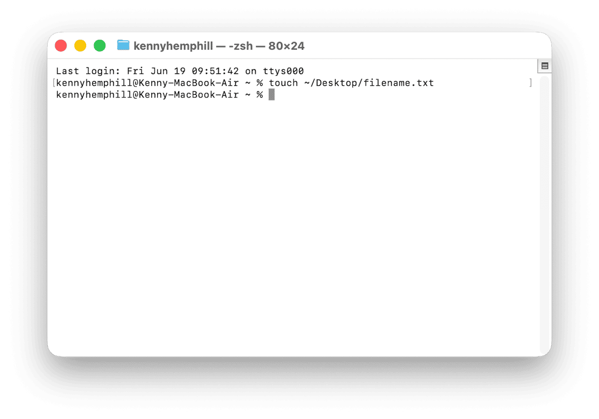 Applications > Utilities > Terminal