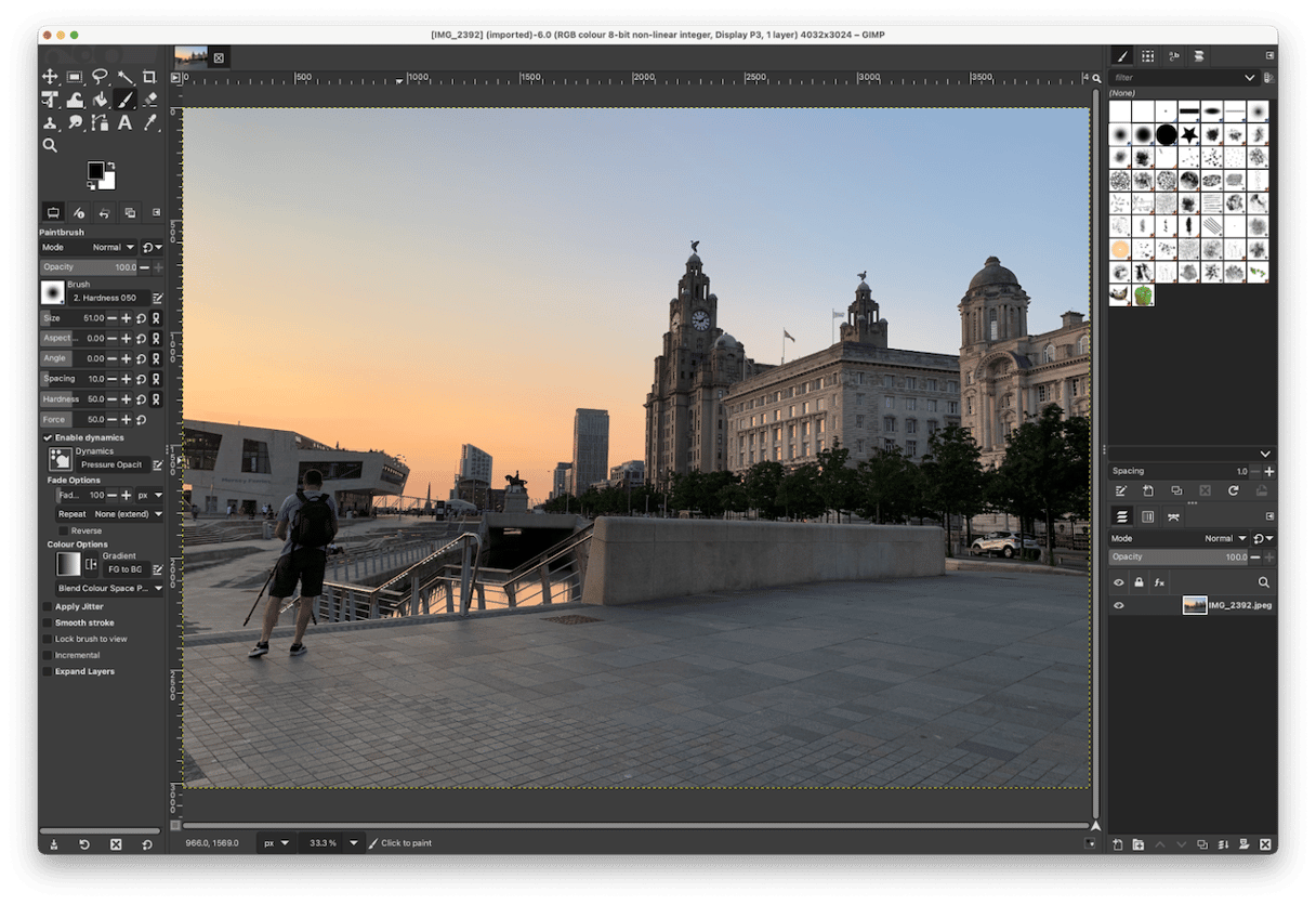 GIMP photo editing app