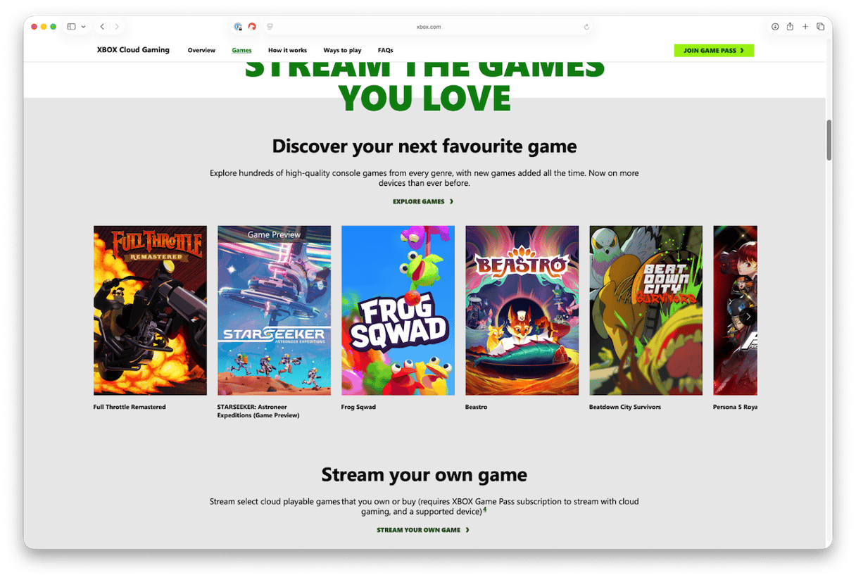 Xbox Cloud Gaming