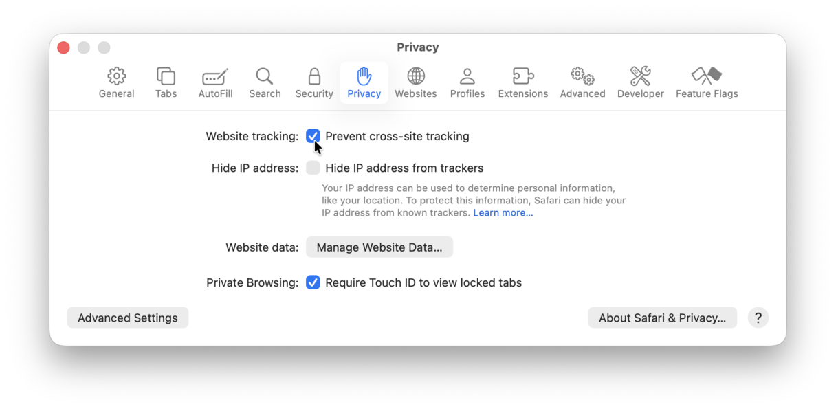 How to enable third-party cookies in Safari