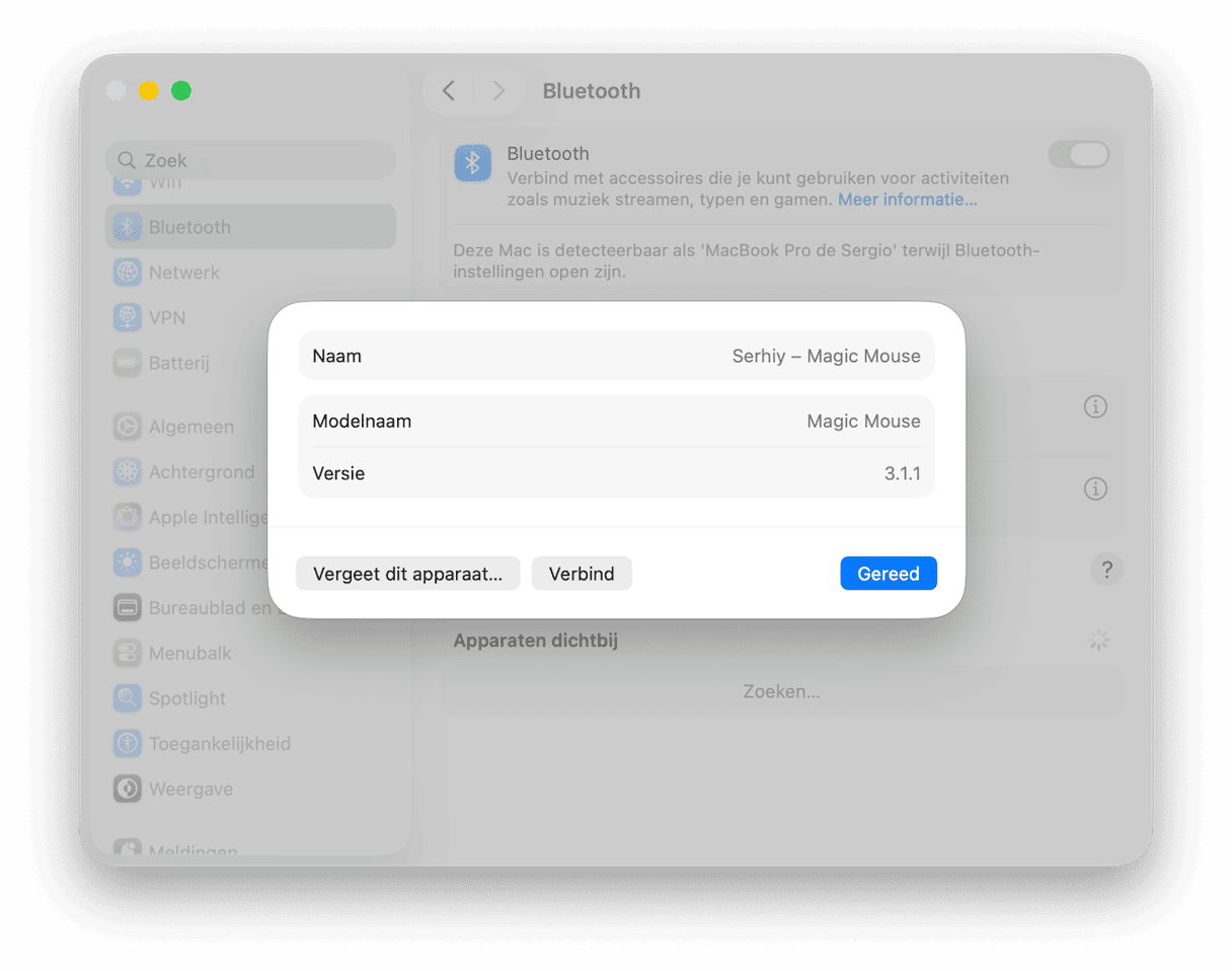 Controleer op Bluetooth-problemen