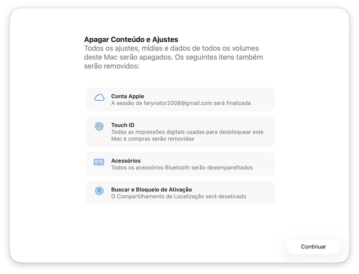 Acesse Geral > Transferir ou Redefinir > Apagar Conte&uacute;do e Ajustes
