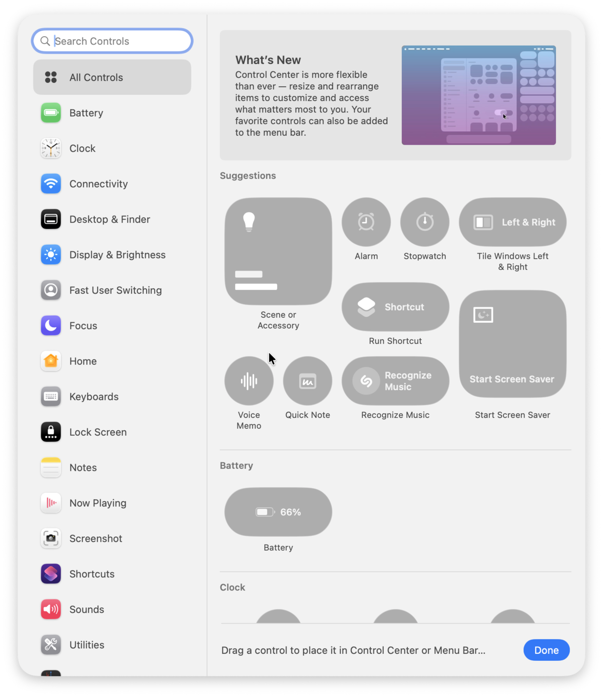 How to customize Control Center on macOS Tahoe