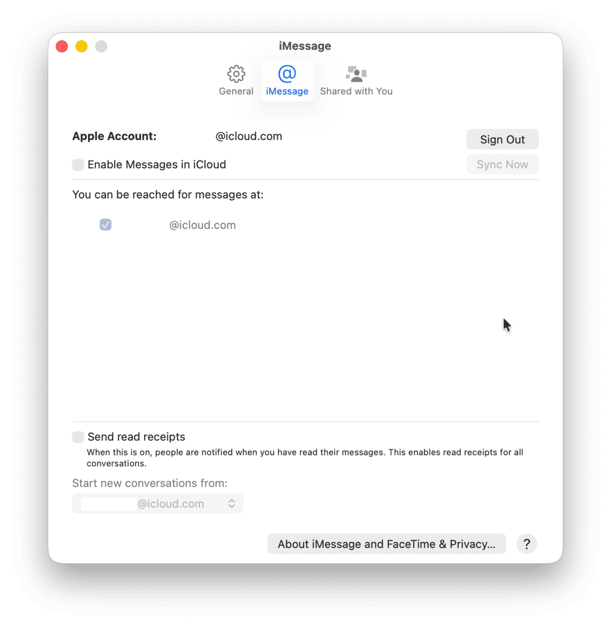Fix iMessage not working on Mac