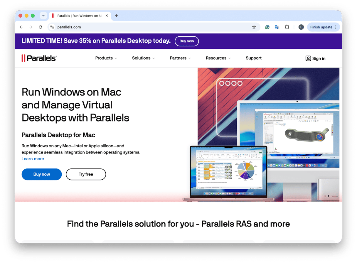Parallels Desktop software