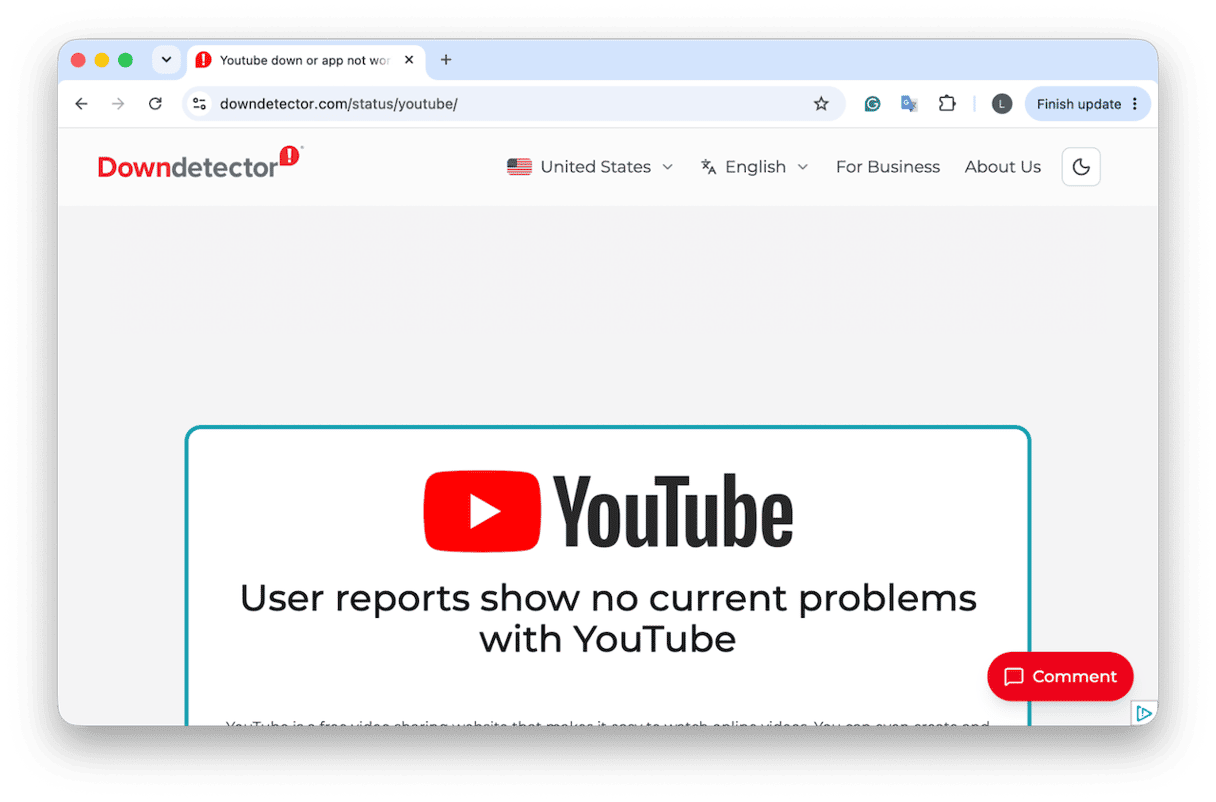 Check YouTube&rsquo;s server status