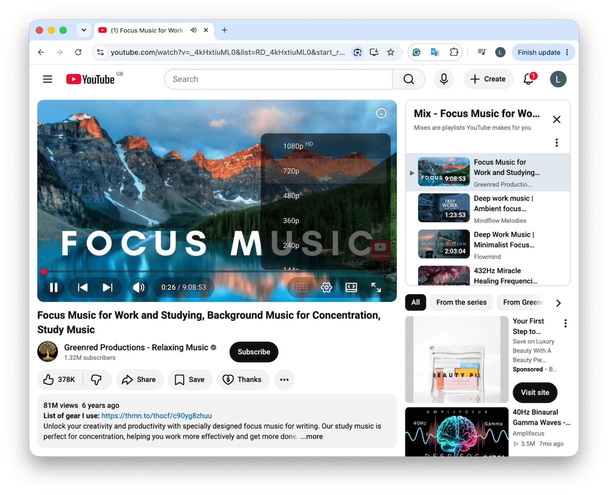 Lower video quality manually
