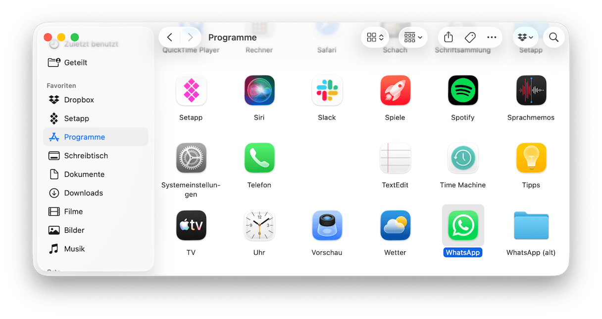 L&ouml;schen Sie alte .DMG-Dateien auf dem Mac