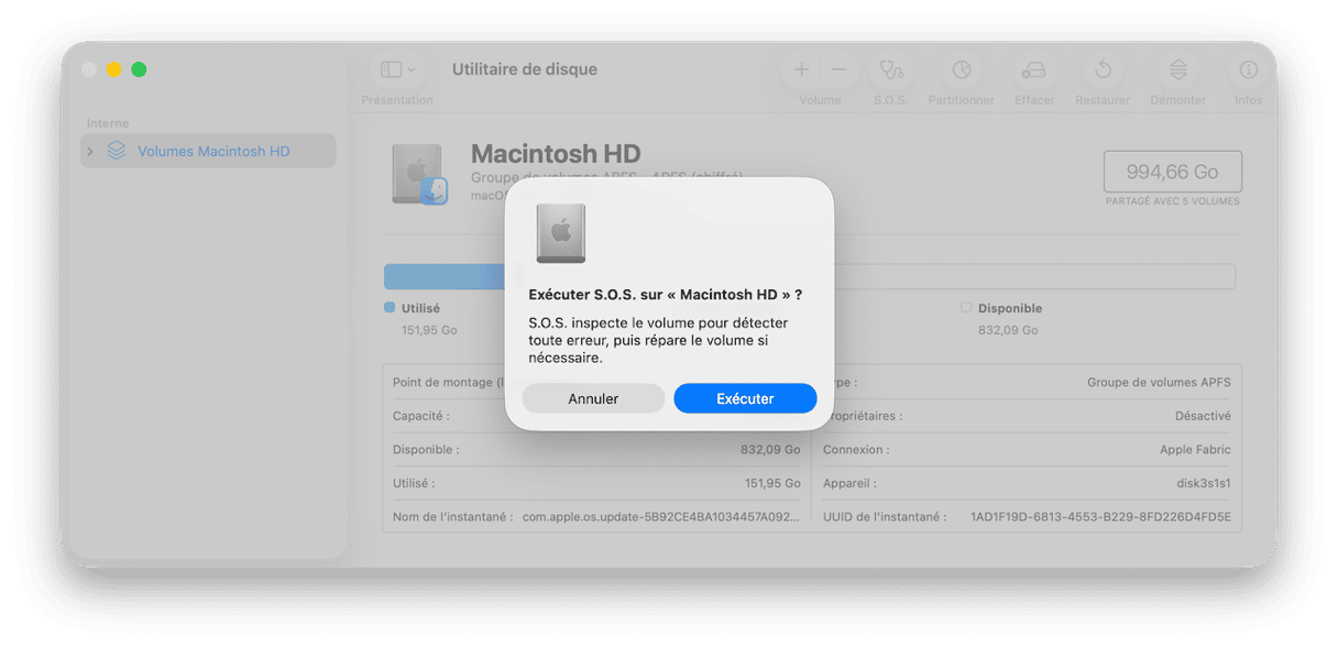 R&eacute;parez votre disque de d&eacute;marrage avec l'Utilitaire de disque