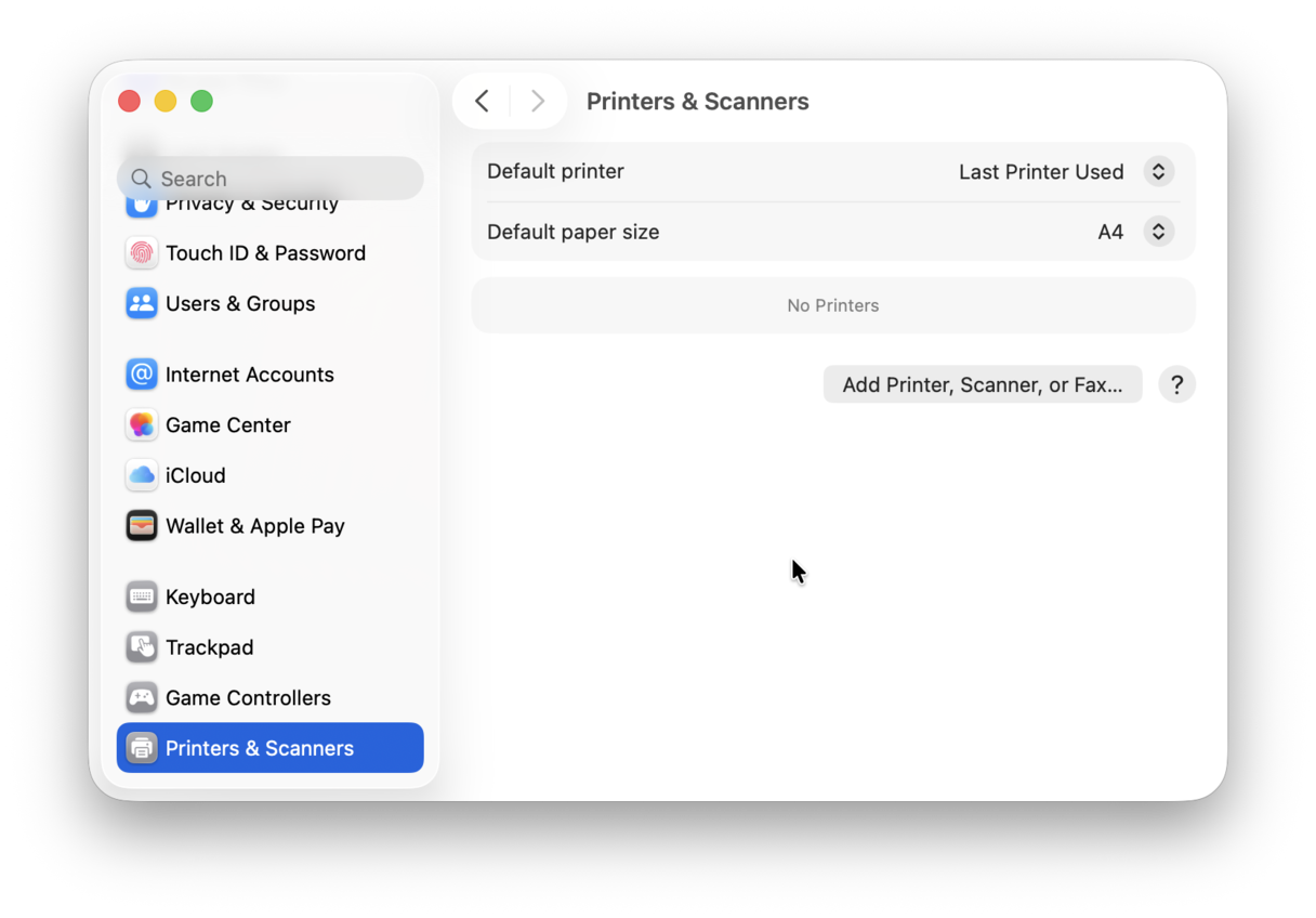 How to add a printer on a Mac via Wi-Fi
