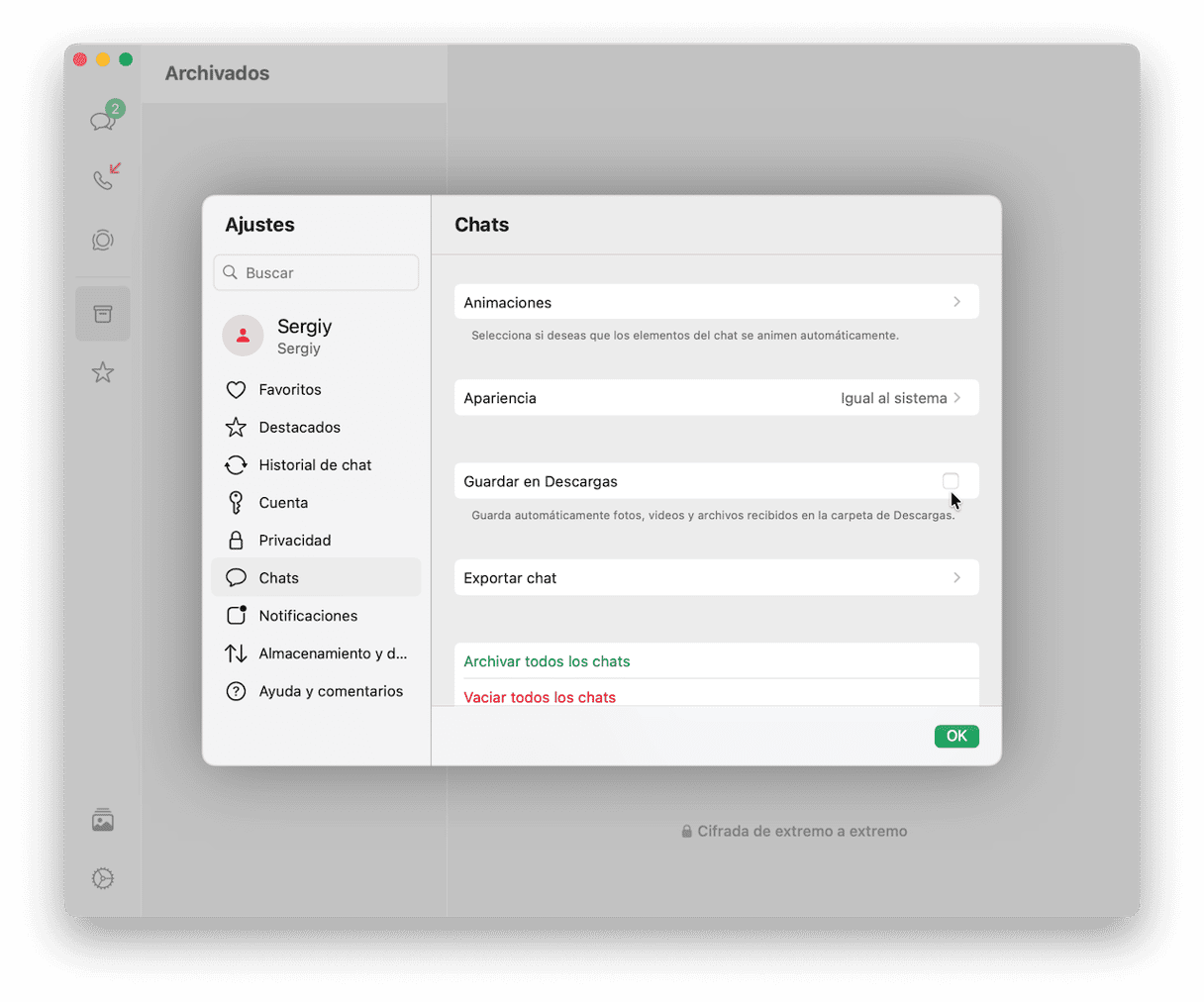 Eliminar descargas de aplicaciones