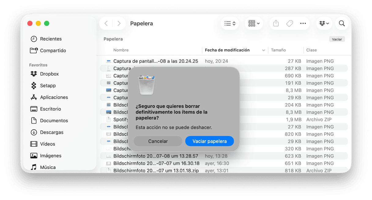 C&oacute;mo eliminar por completo las descargas en Mac