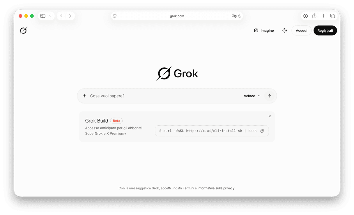 Tante persone conoscono Grok perch&eacute; hanno utilizzato la chat all'interno di X