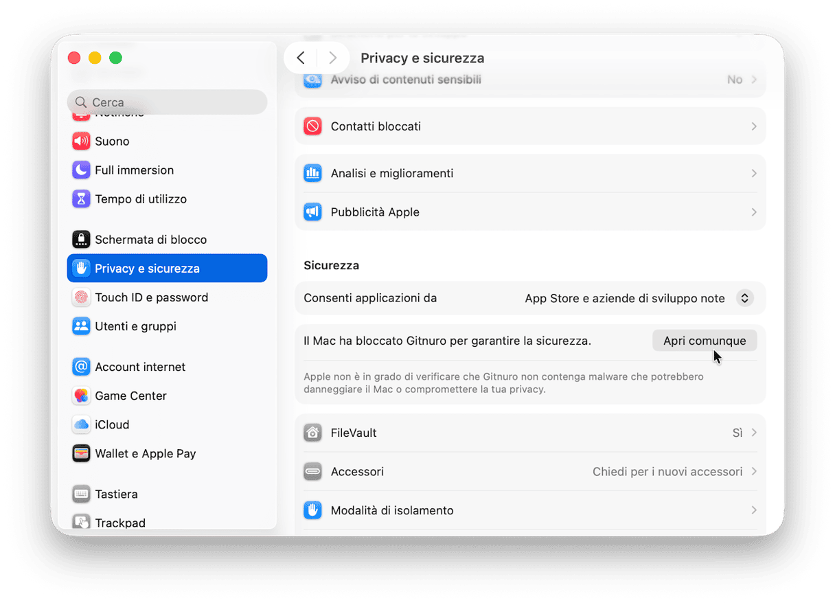 Come aprire forzatamente un'app sul Mac