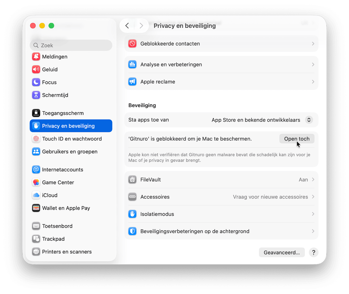 Een app geforceerd openen op je Mac