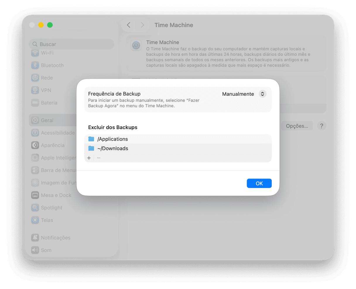 um backup do Time Machine