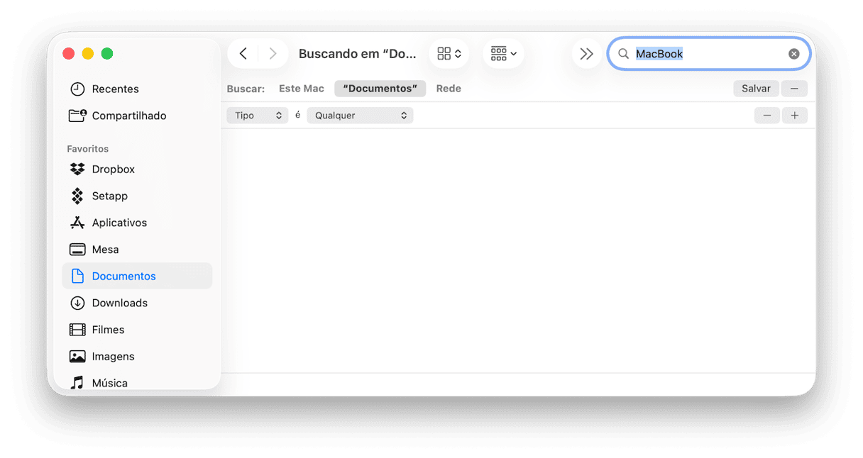 Por que usar a busca do Finder?