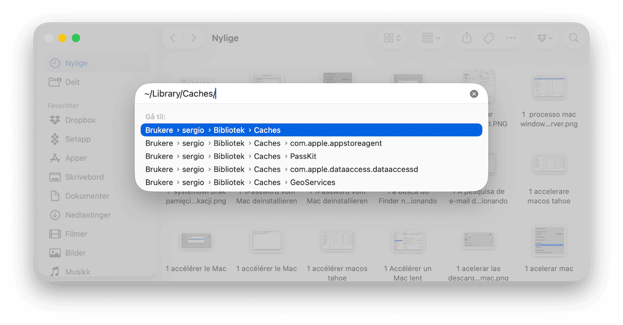 Fjern midlertidige systemfiler