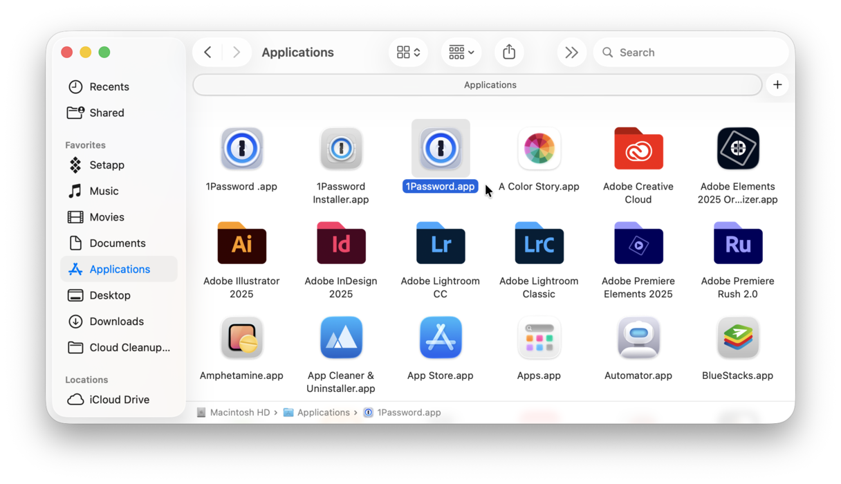 uninstall 1Password from Mac