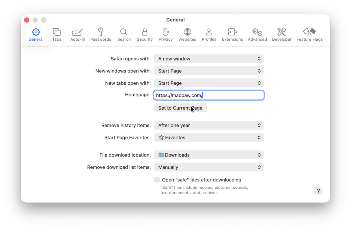 Remove browser hijacker from Safari