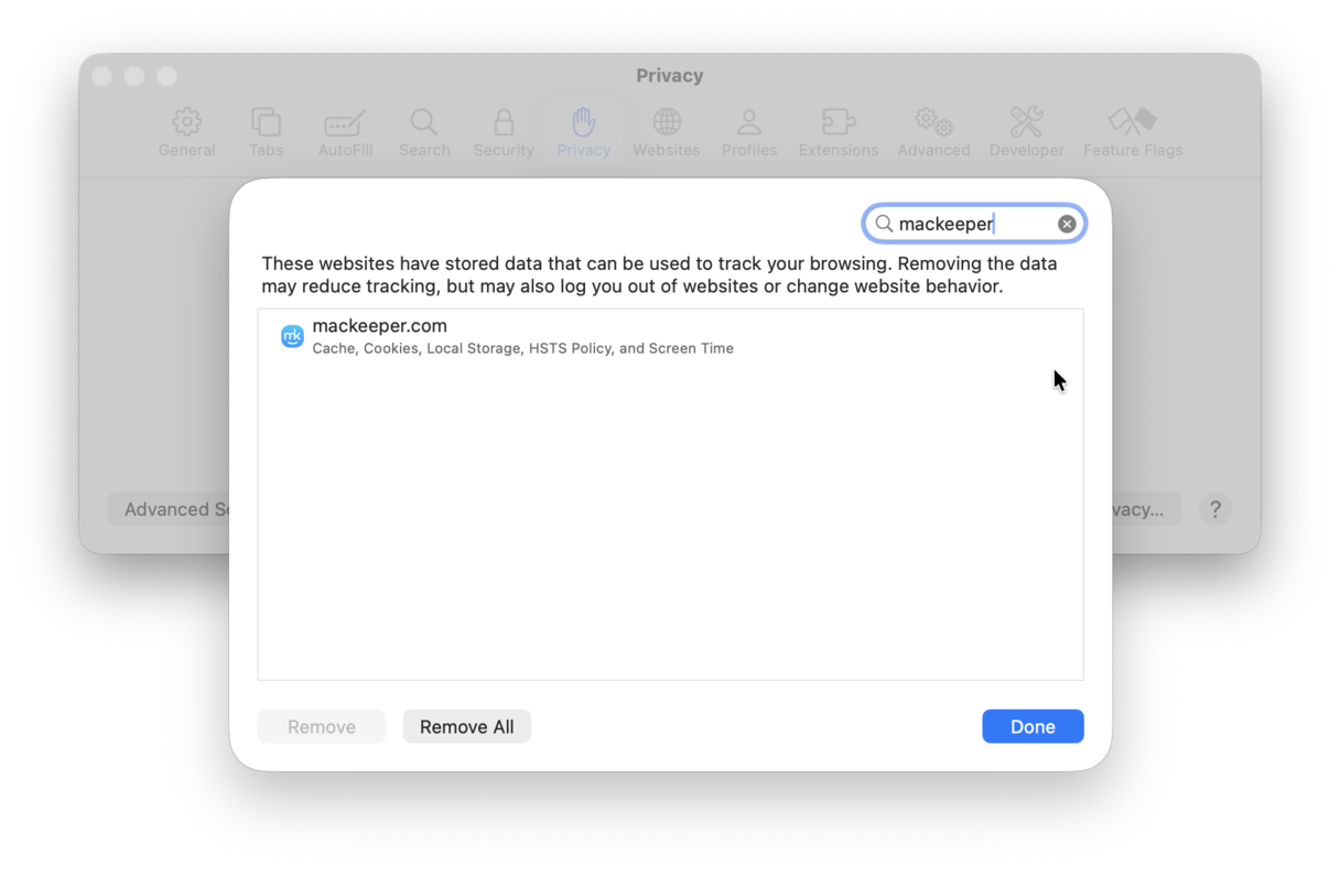 remove MacKeeper pop-ups from Mac