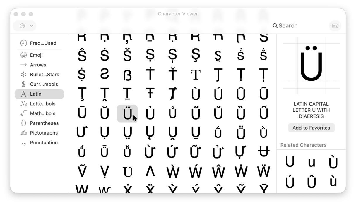 Character Viewer
