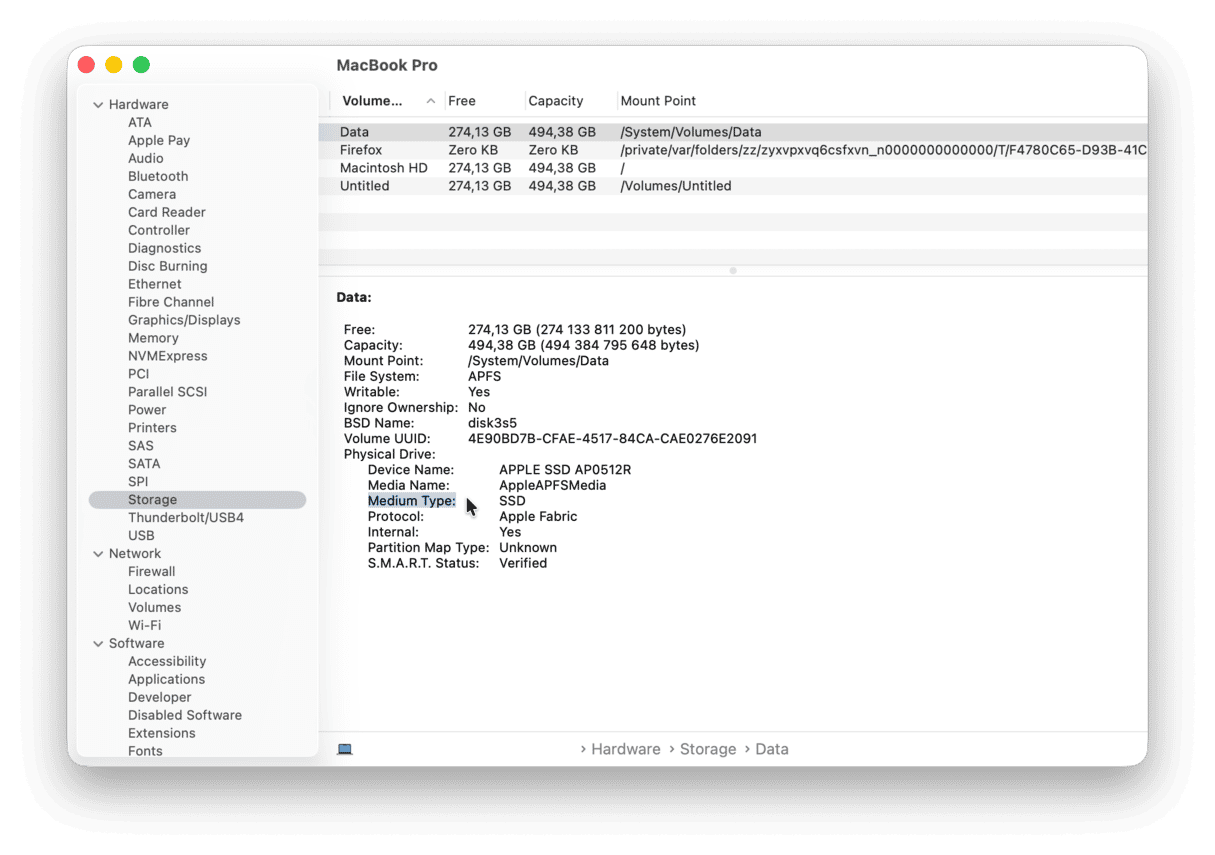 How to check your drive type on Mac