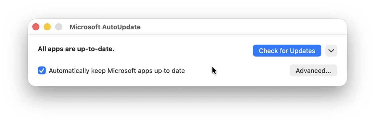How to update Microsoft apps