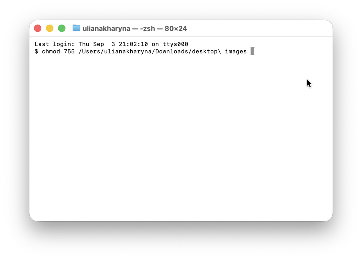How to change file permissions on Mac