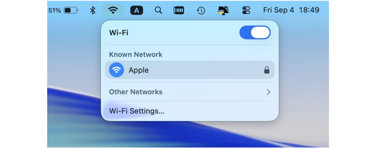 How to check Wi-Fi connection on Mac