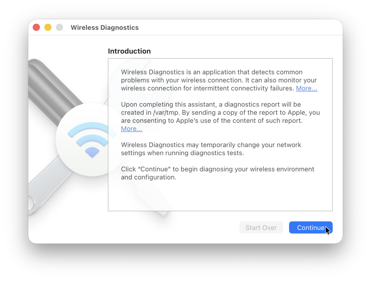 Wireless Diagnostics
