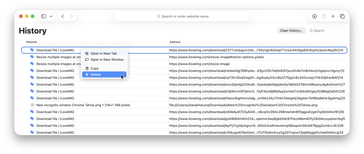 How to clear history on Mac in Safari