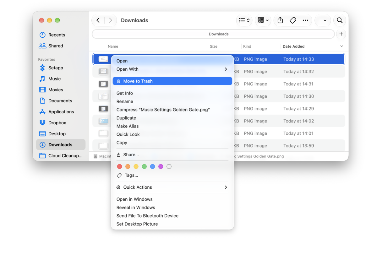 How to delete files on Mac
