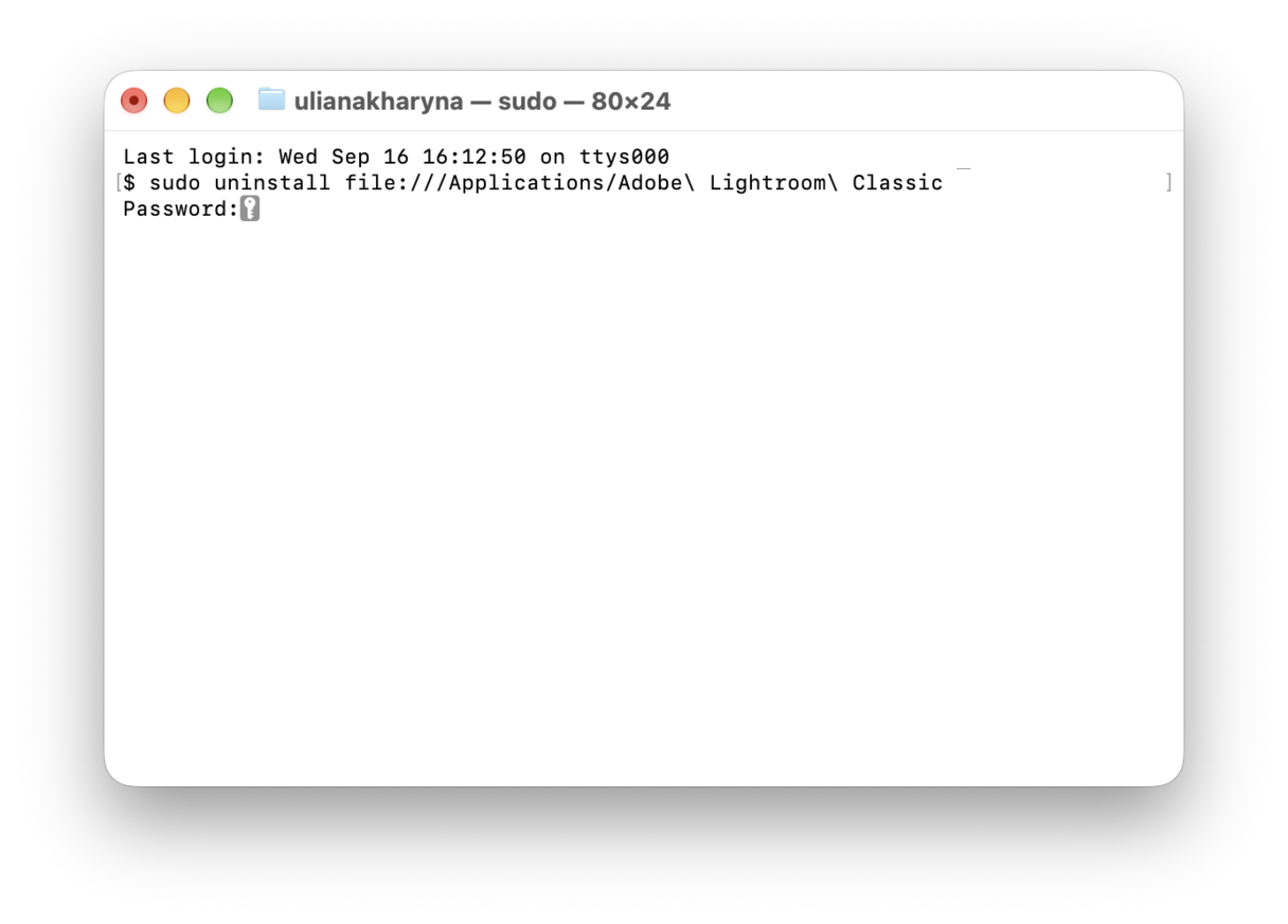 Uninstall apps on Mac using Terminal