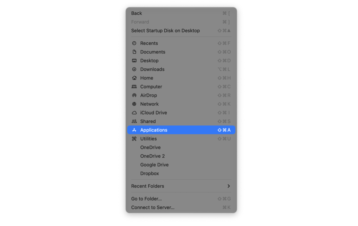 Delete unused apps