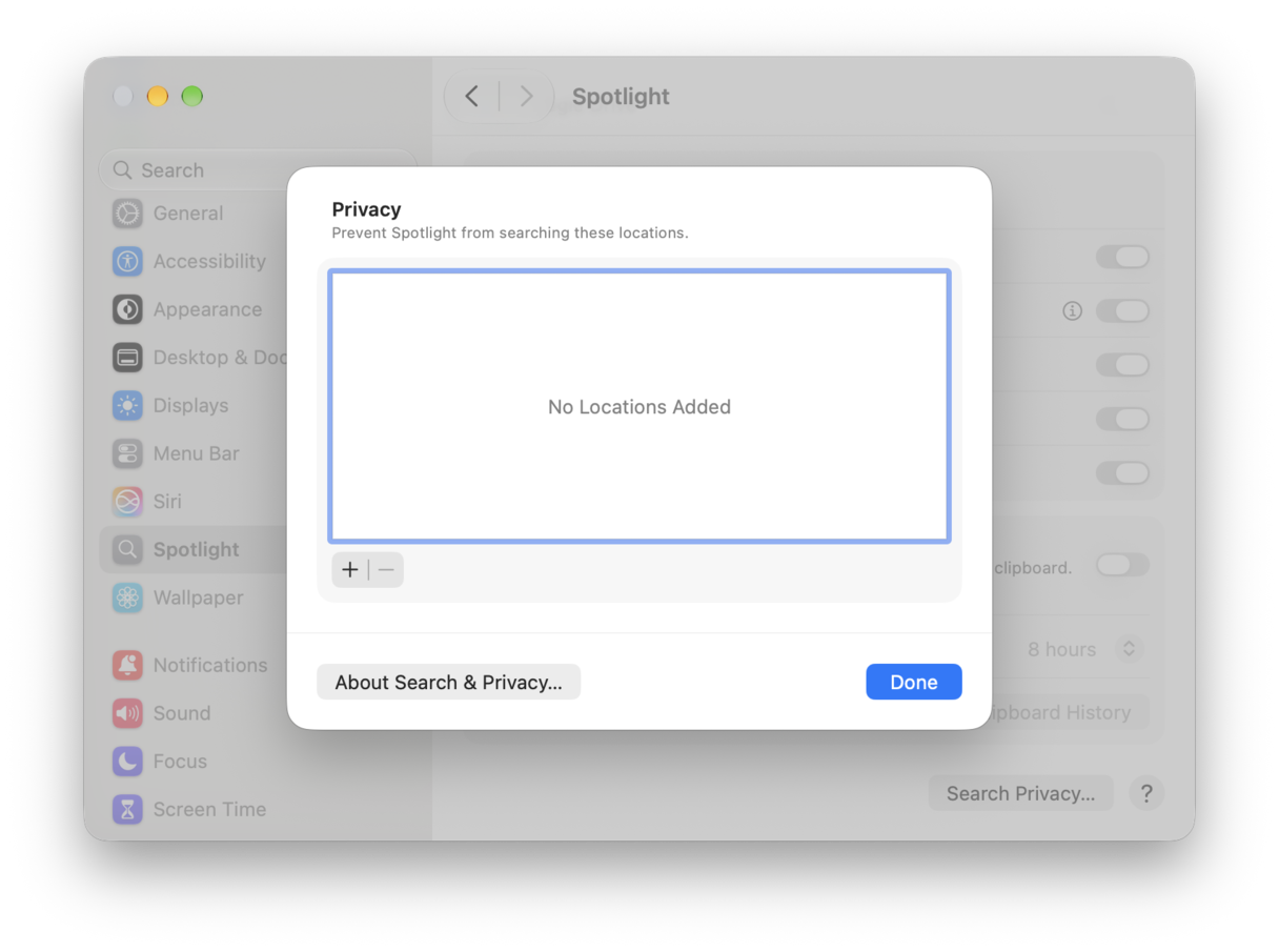 How to speed up Mac: reindex spotlight