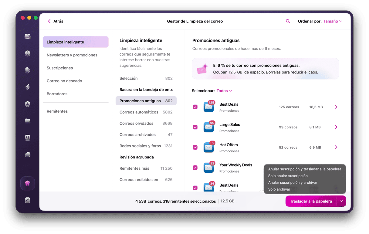 Email Cleanup Manager - Smart Cleanup