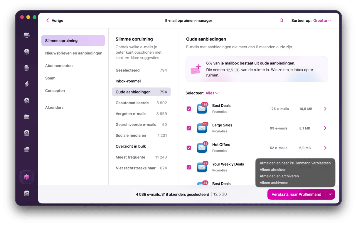 Email Cleanup Manager - Smart Cleanup
