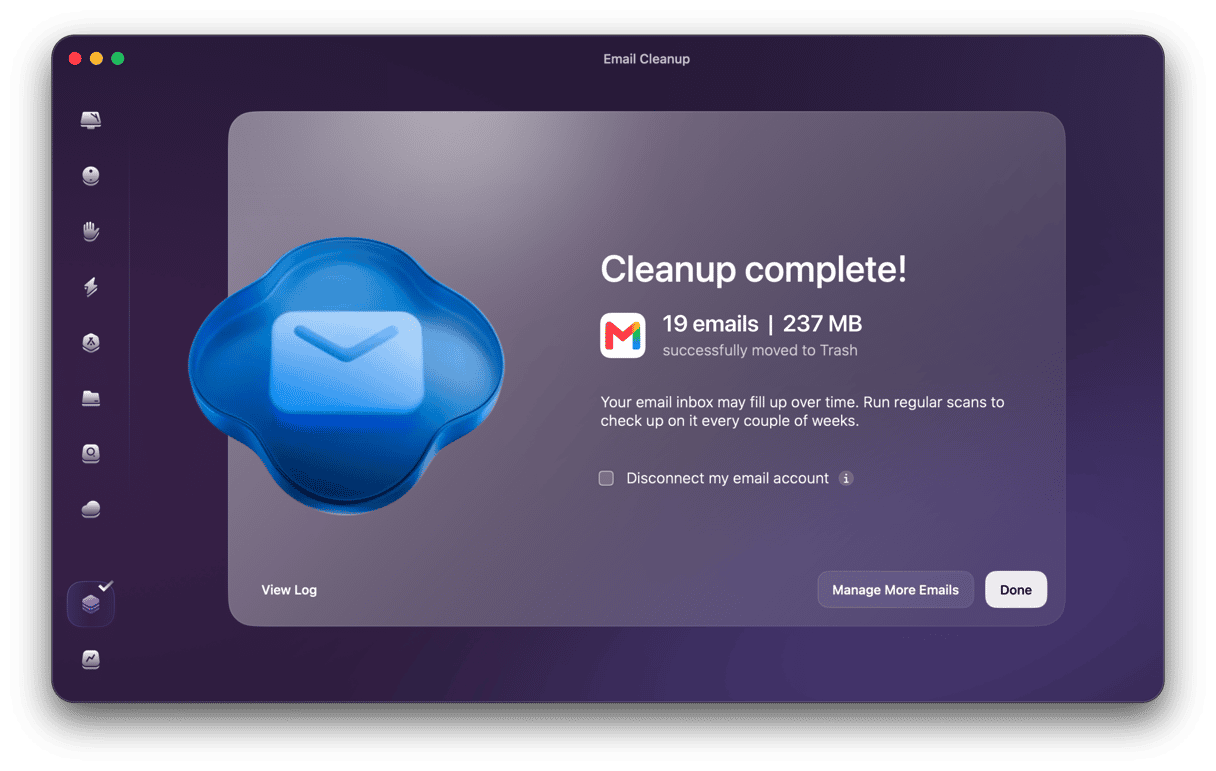 Email Cleanup - Cleanup Complete