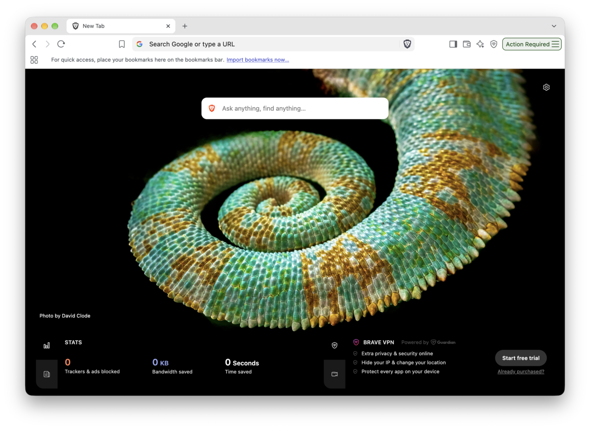 Brave web browser