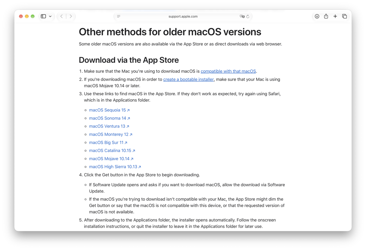 Download macOS Sequoia