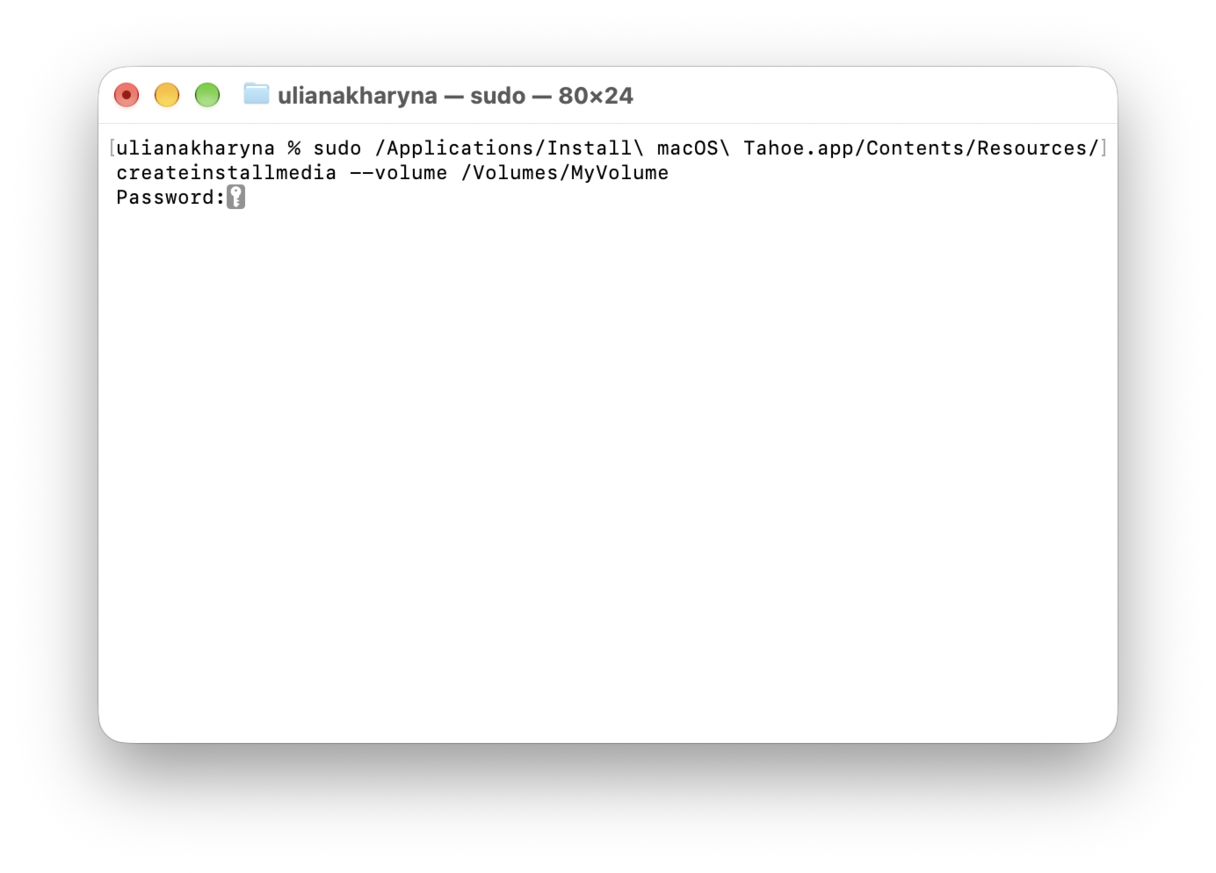 Create a Bootable USB installer