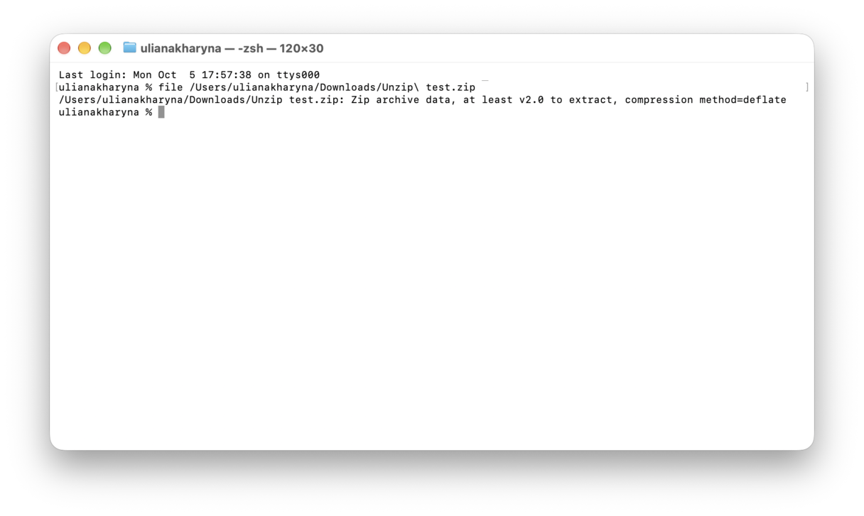 Check what the file actually is without typing long paths