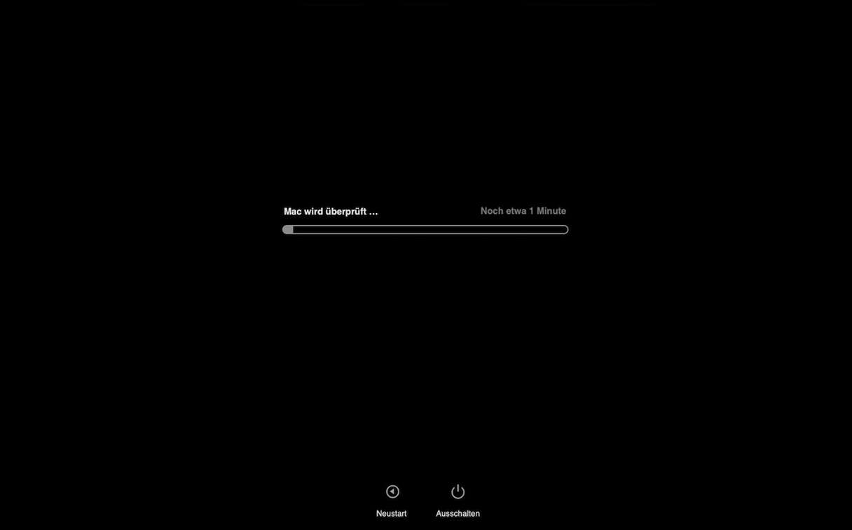 Apple Diagnose ausf&uuml;hren