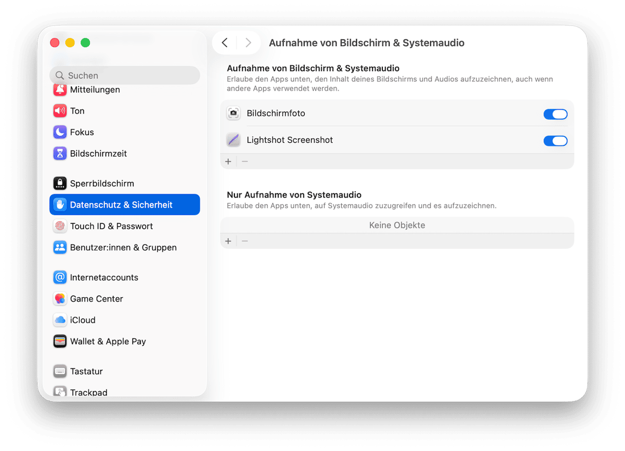 &Uuml;berpr&uuml;fen Sie Ihre Programmberechtigungen