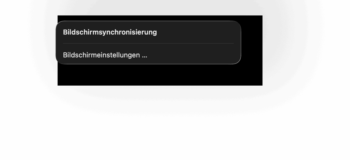Deaktivieren Sie AirPlay und Bildschirmspiegelung